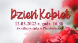 Baner promujący Dzień Kobiet w Pieszkowicach